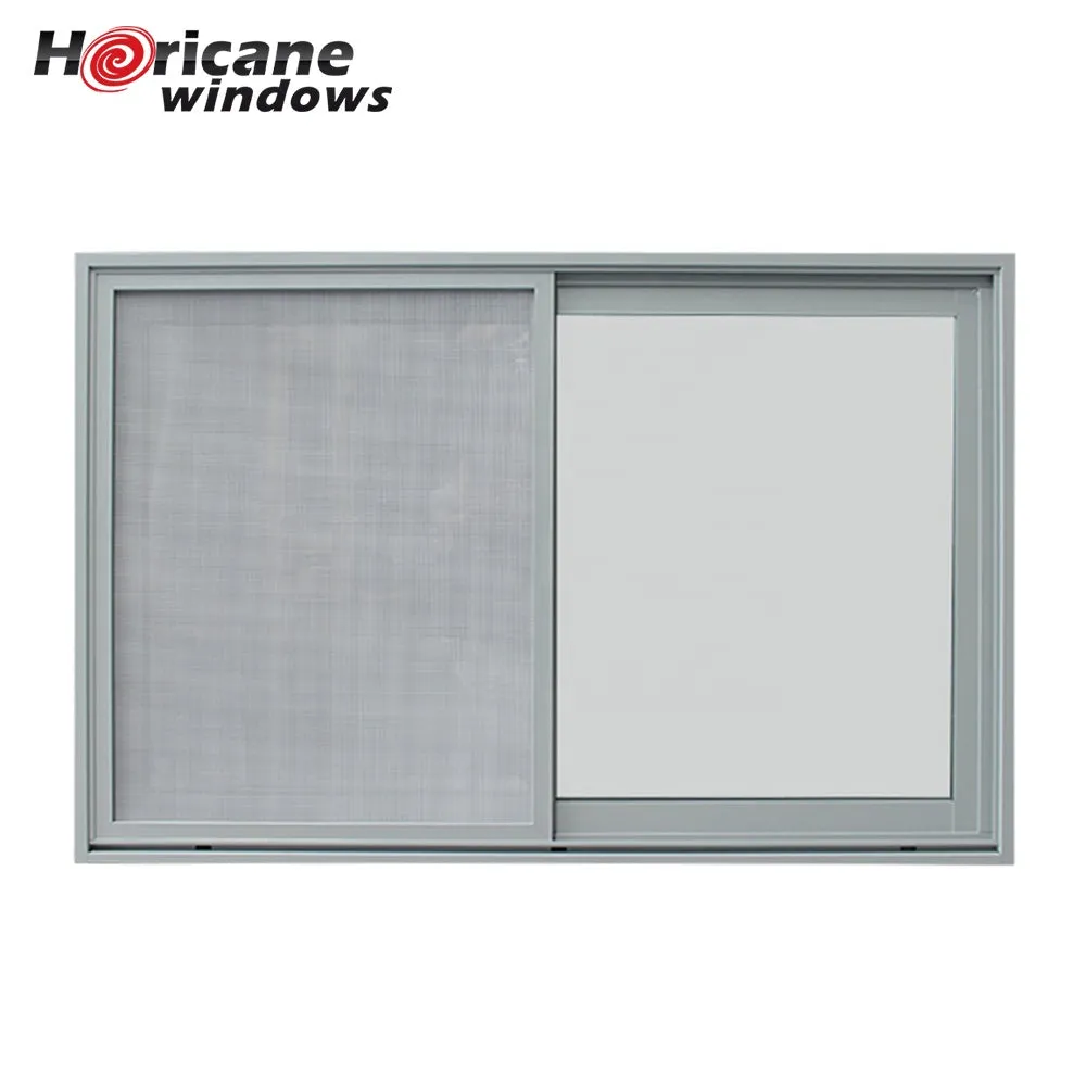 Superhouse Custom horizontal aluminium frame sliding window with mosquito net