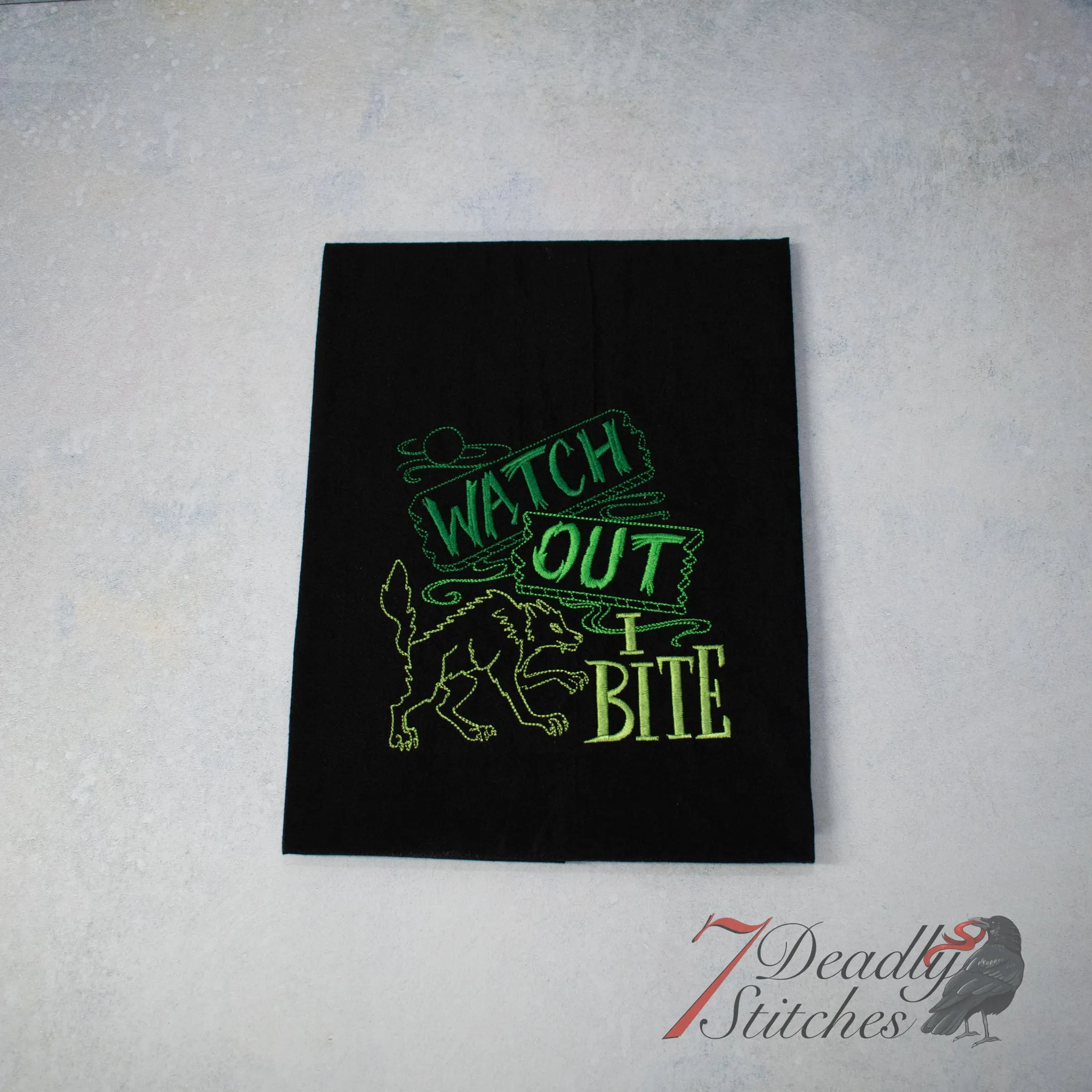 Supernatural Wit - Watch Out Flour Sack Dish Towel