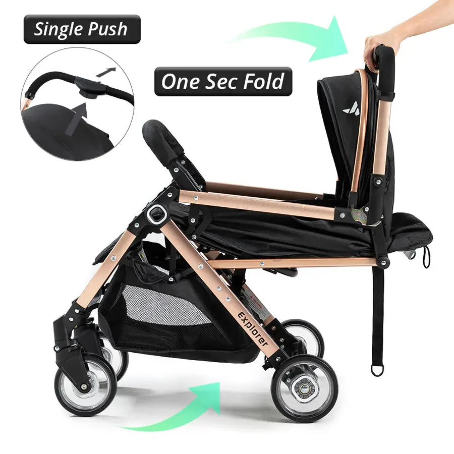 Teknum Explorer Travel Stroller (Black)