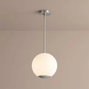 Terra 12" Opal Pendant - Satin Nickel