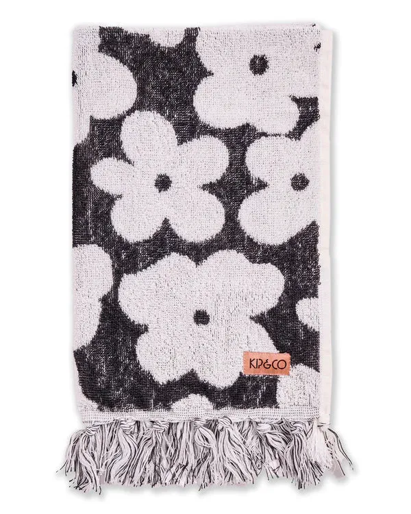 TERRY HAND TOWEL | Flower Face