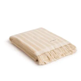 THE BEACH TOWEL | Monaco Natural Stripe