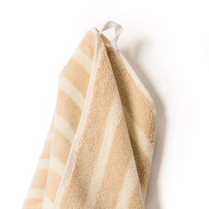 THE BEACH TOWEL | Monaco Natural Stripe