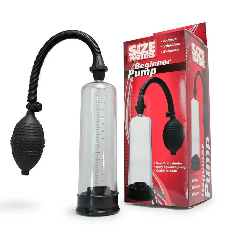 The Beginner's 8 Inch Vacuum Penis Pump for Men By Size Matters