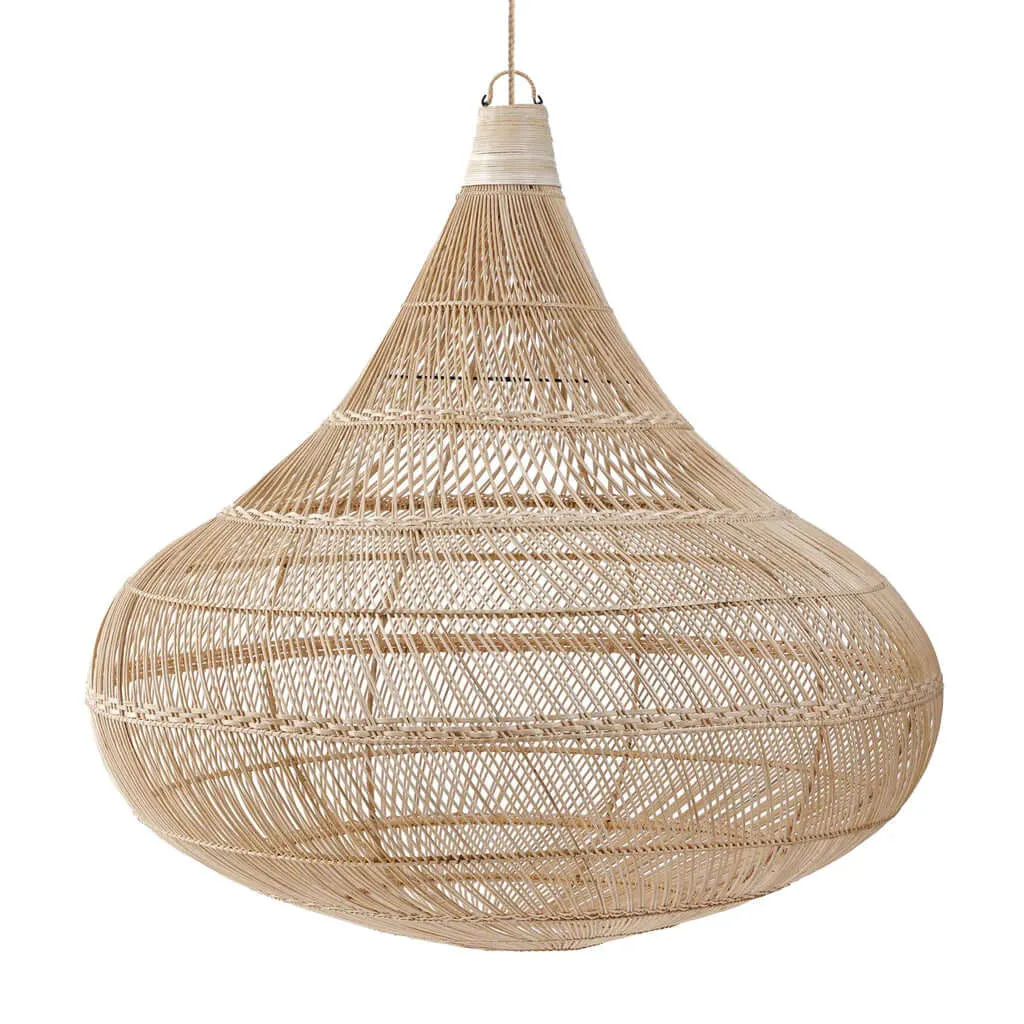 The Drop Pendant or Floor Lamp - Natural - XL