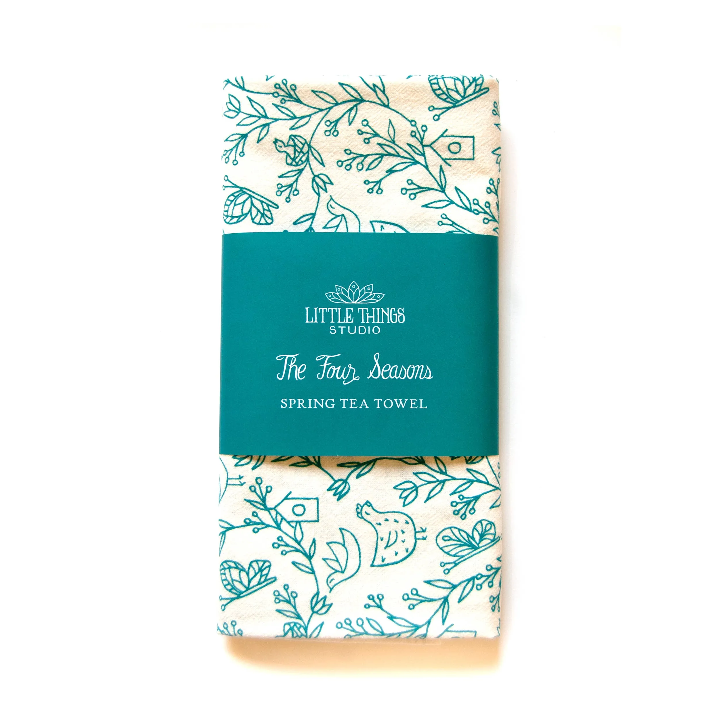 The Four Seasons Tea Towel - Spring