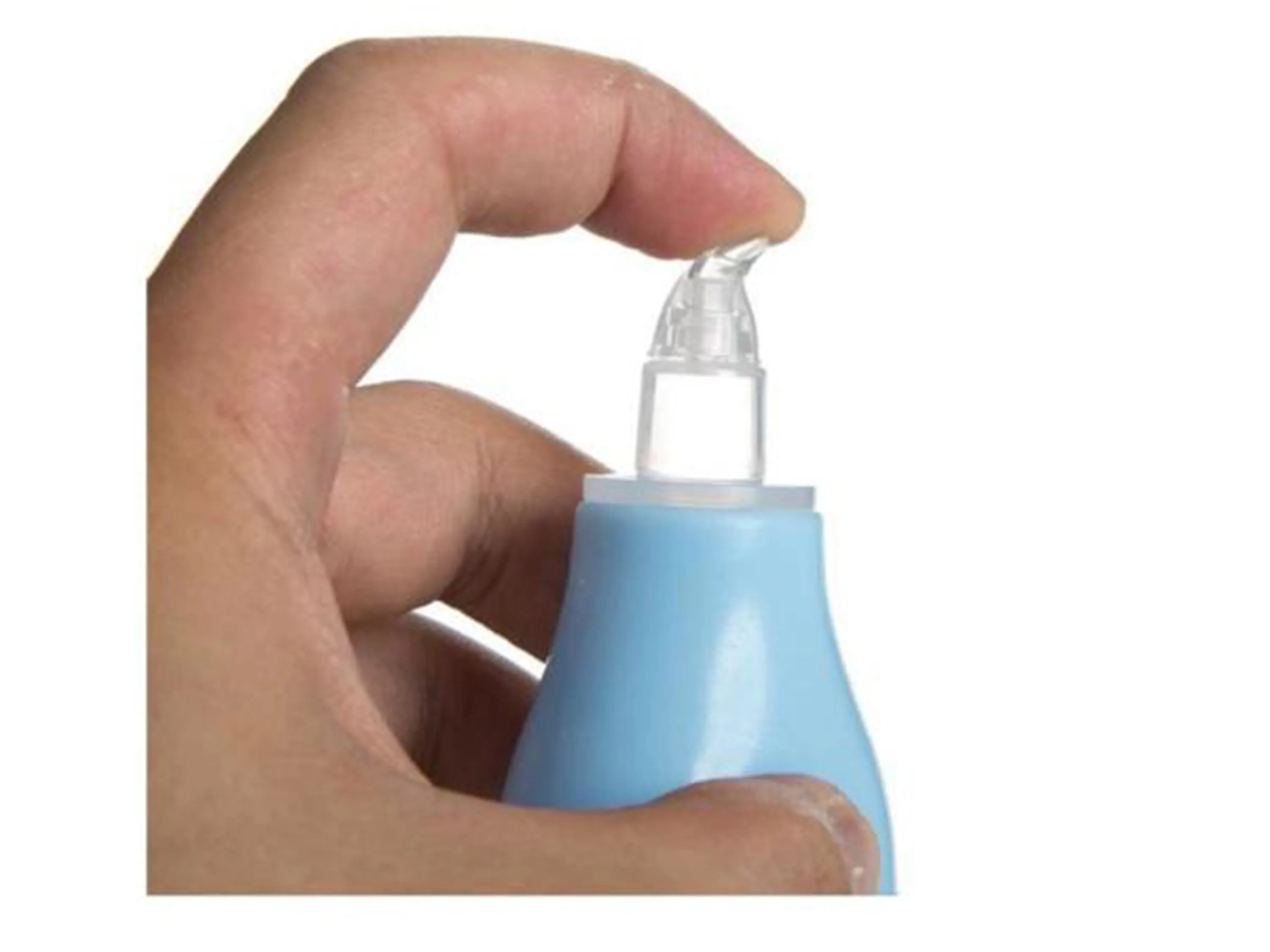 THE LITTLE LOOKERS Baby Nose Cleaner/Nasal Vacuum Sucker Mucus Snot Aspirator for Babies (Blue, Pack of 1)