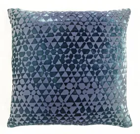 Triangles Velvet Shark Pillows by Kevin O’Brien Studio