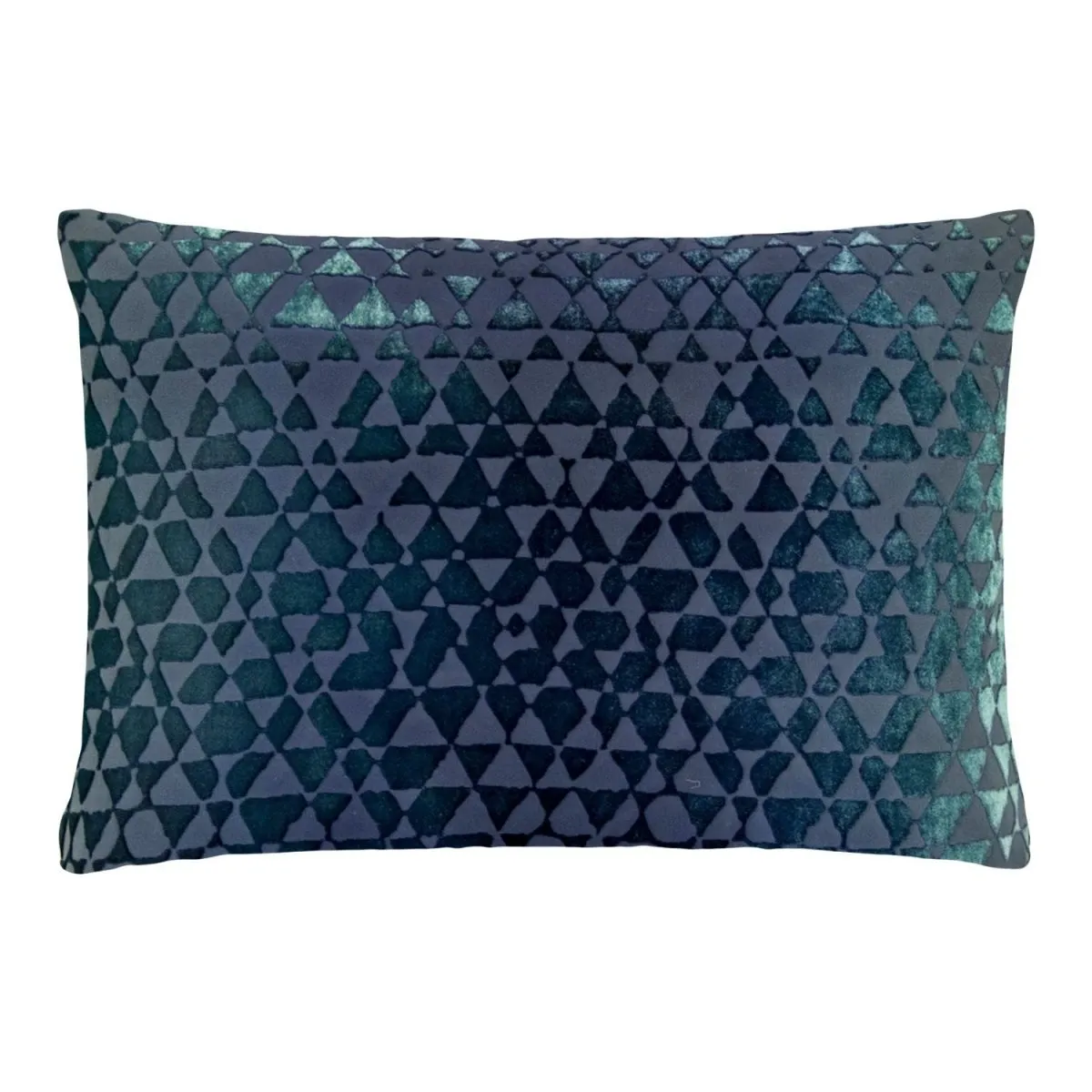 Triangles Velvet Shark Pillows by Kevin O’Brien Studio