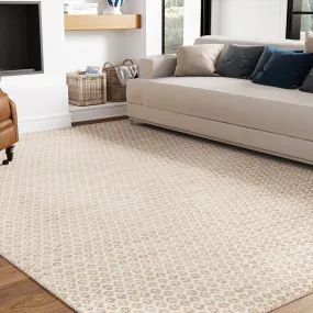 UJR0151 Luxury Hand-Woven Natural Low-Pile Rug