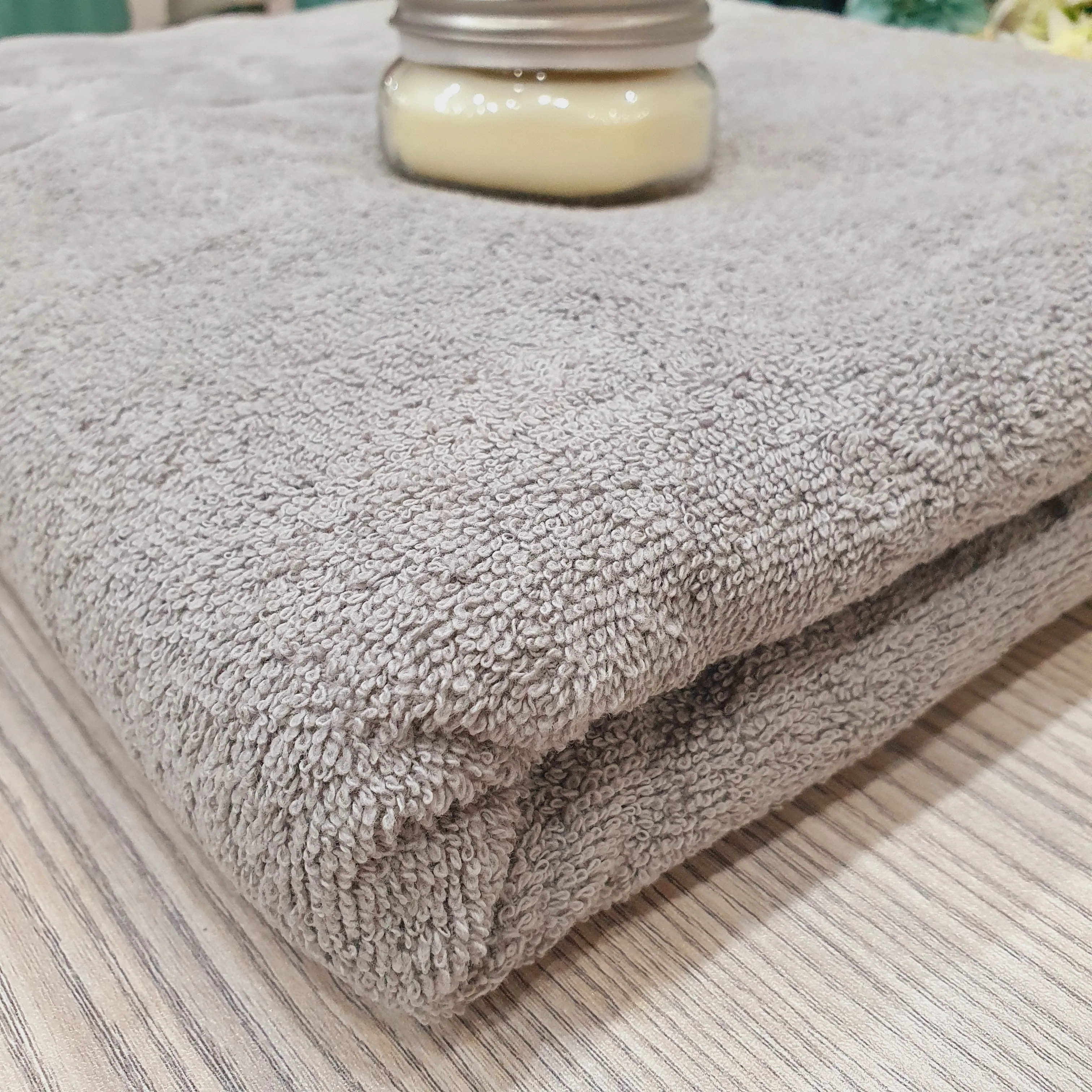 Ultra Soft Export Quality Large Towel - Heather Grey