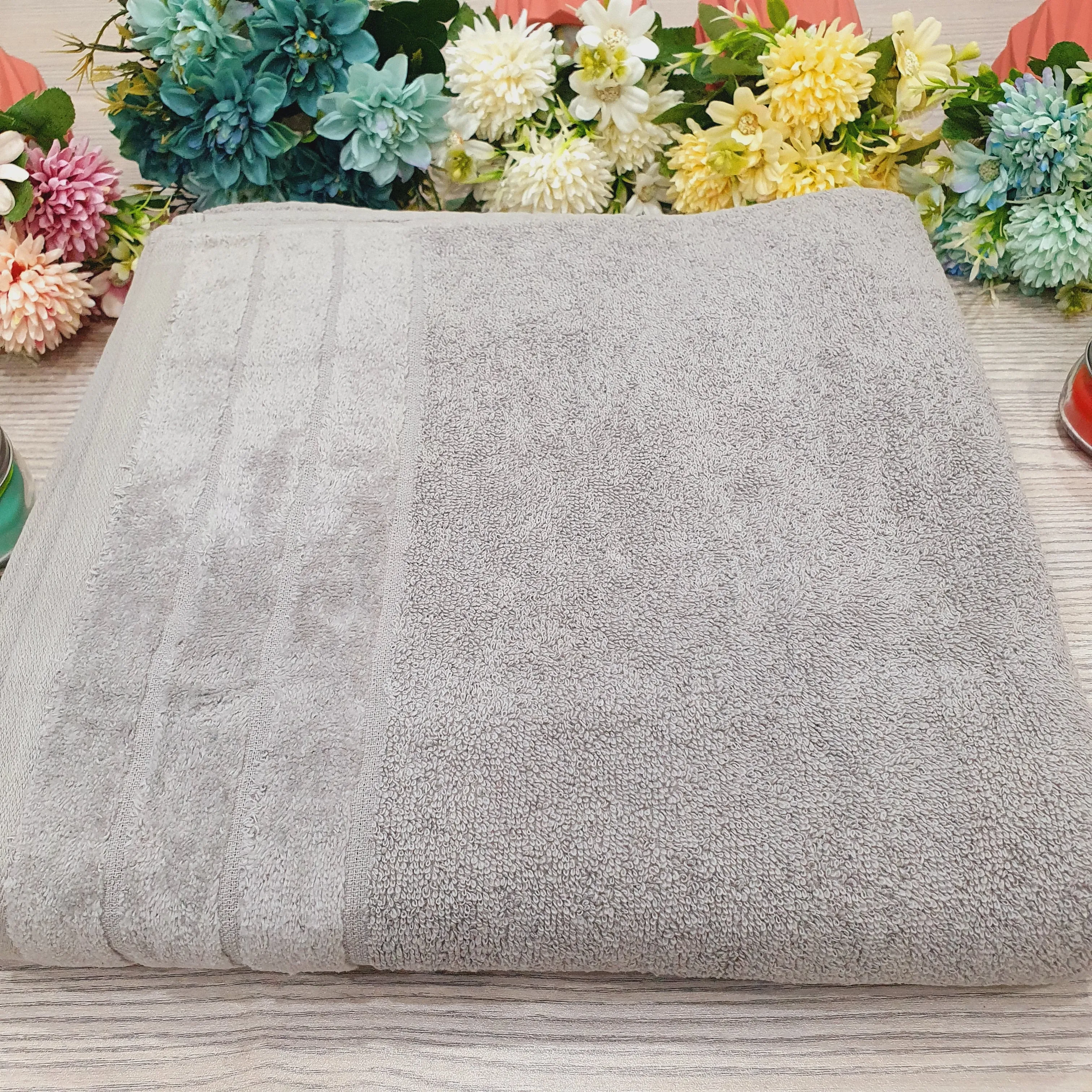 Ultra Soft Export Quality Large Towel - Heather Grey