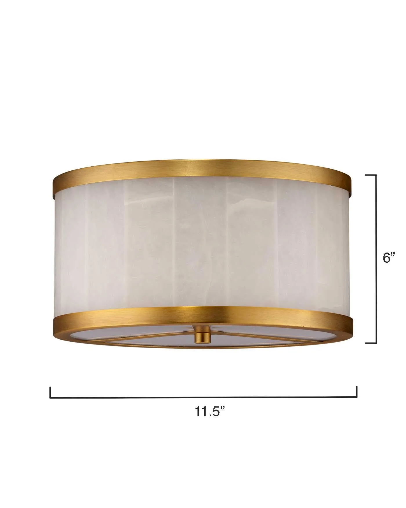 Upsala Alabaster Flush Mount Ceiling Light - Small