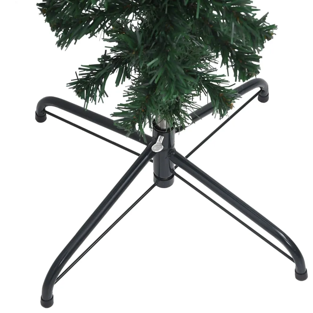 Upside-down Artificial Pre-lit Christmas Tree Green 59.1"