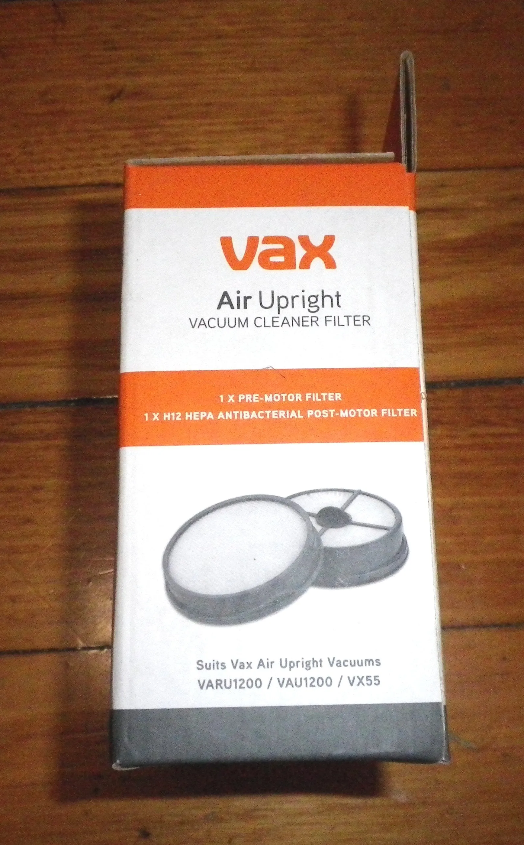 Vax Genuine VAU1200, VARU1200, VX55 Air Hepa Filter Set - Part No. VAUFLT