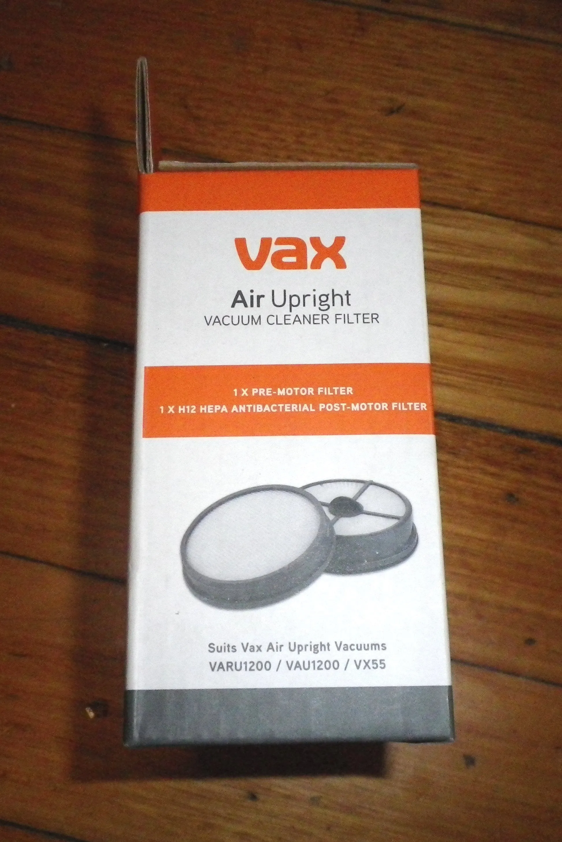 Vax Genuine VAU1200, VARU1200, VX55 Air Hepa Filter Set - Part No. VAUFLT