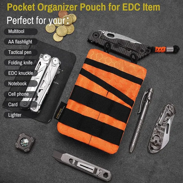 VE3-P EDC Pouch with Velcro for Patches