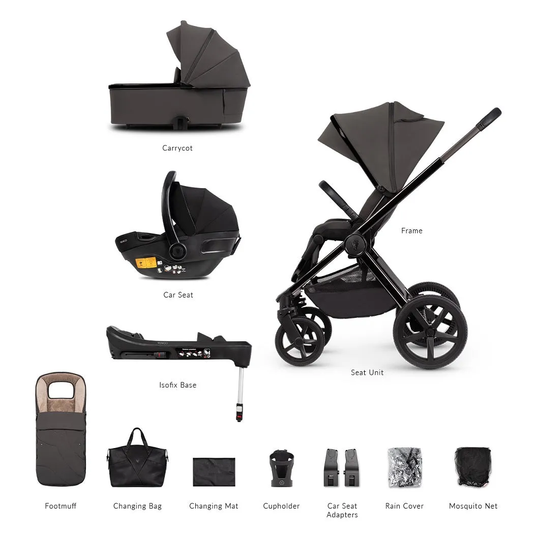 Venicci Upline SE (Lava) 3-in-1 Travel System with ISOFIX Base