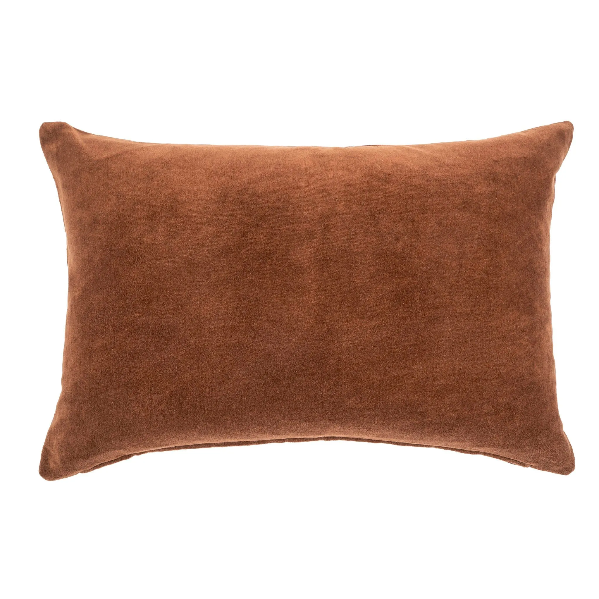 Vera Velvet Pillow, 16x24, Umber