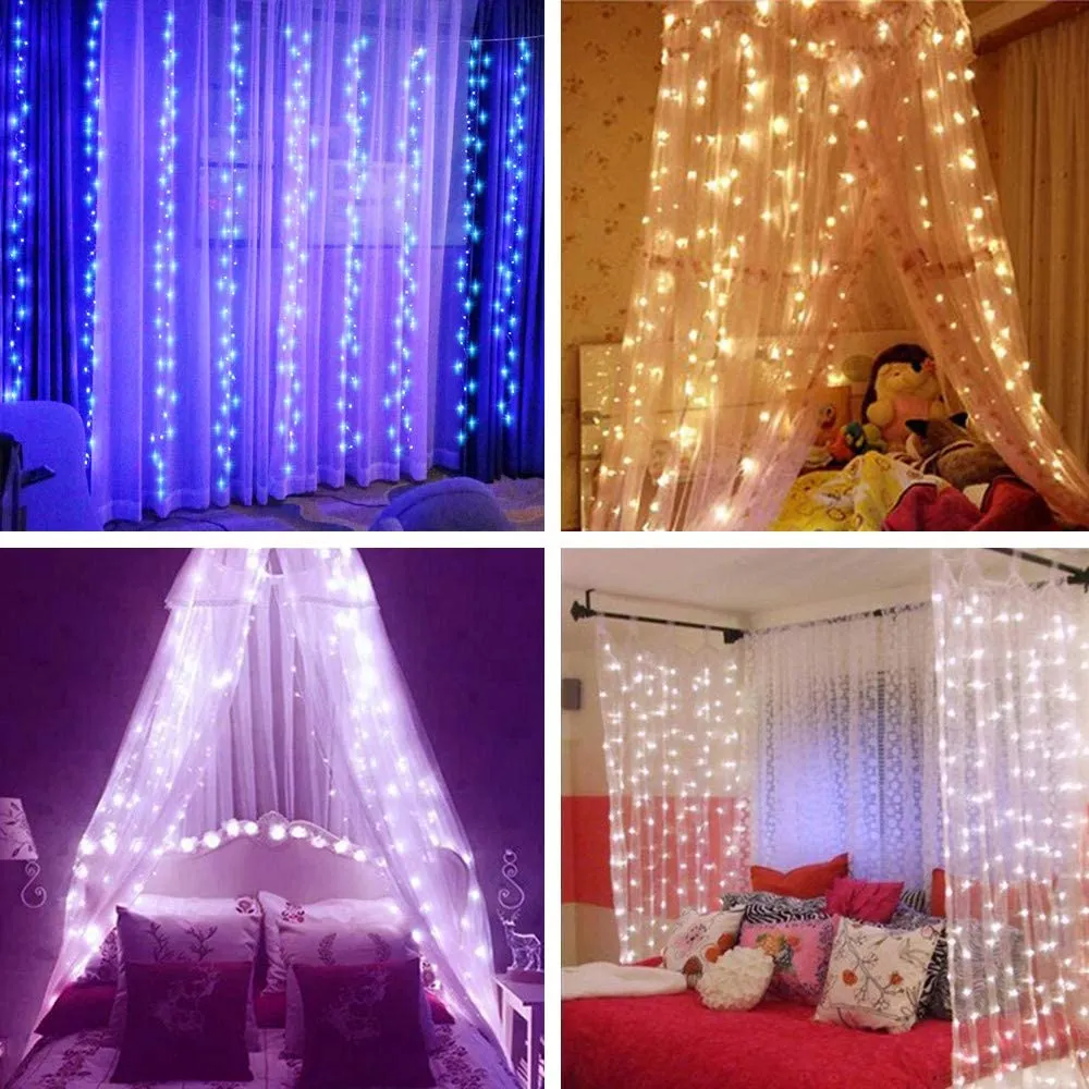 ViraLight - Color Changing LED String Curtain Lights