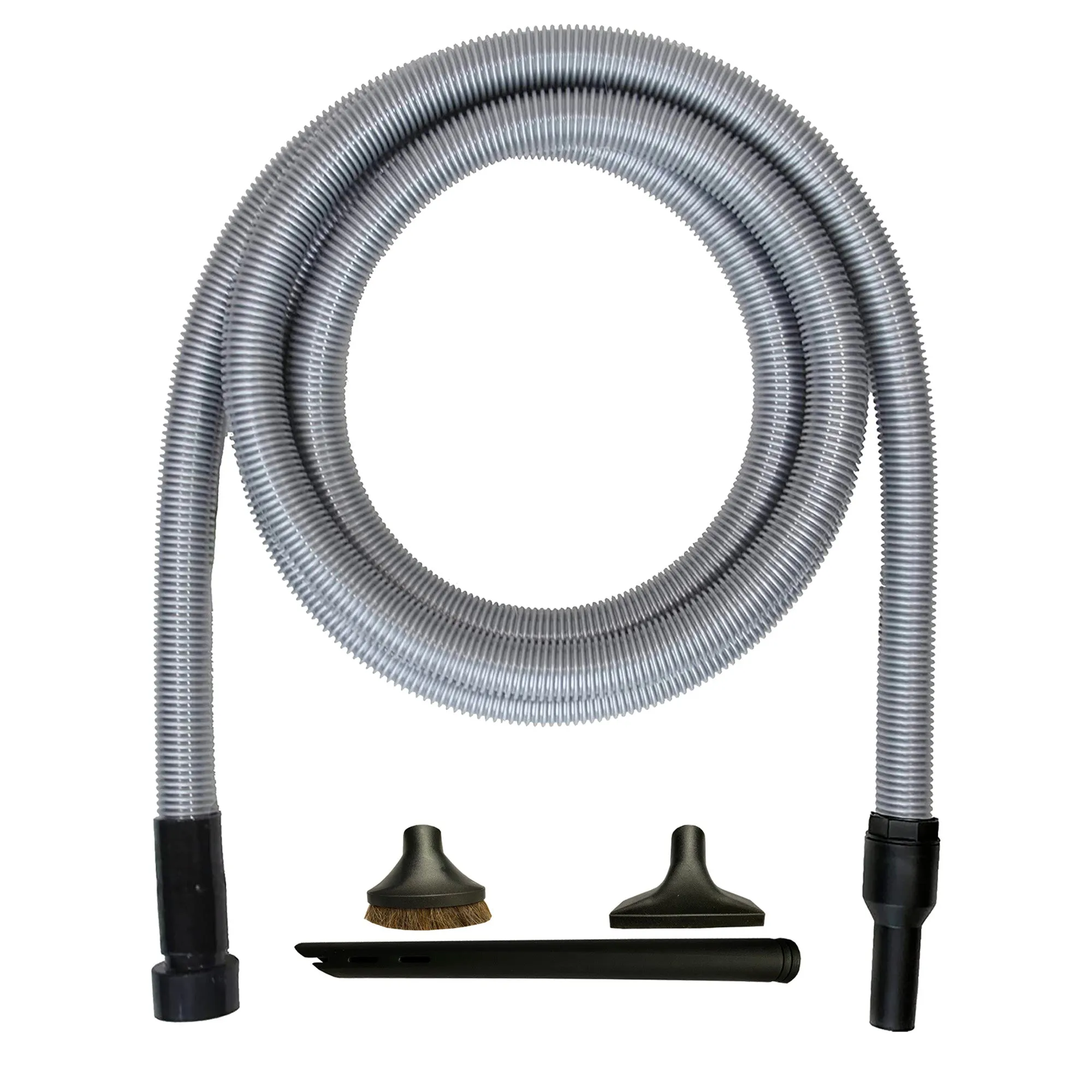 VPC Premium Wet Dry Shop Vacuum Extension Hose | 3-Piece Deluxe Cleaning Attachments