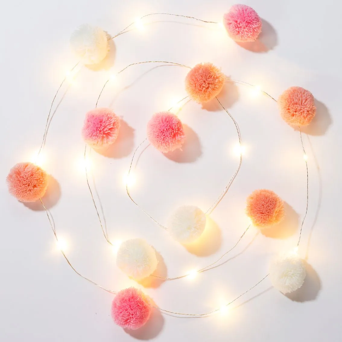 We Heart Pink Pom Pom Lights