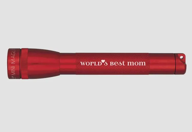 World's Best Mom Mini Maglite Xenon 2AA