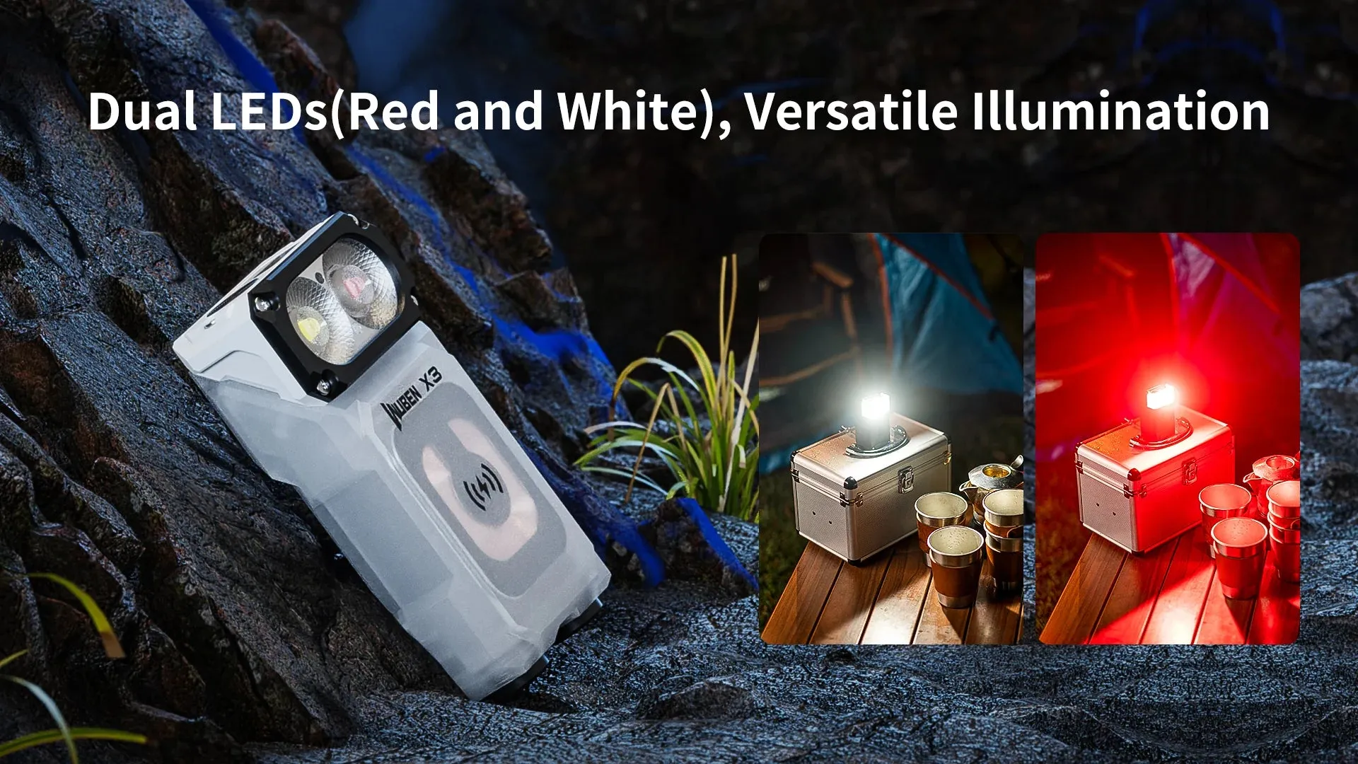 Wuben Lightok X3 Owl 700 Lumen Flashlight 180 Degree Rotating Head