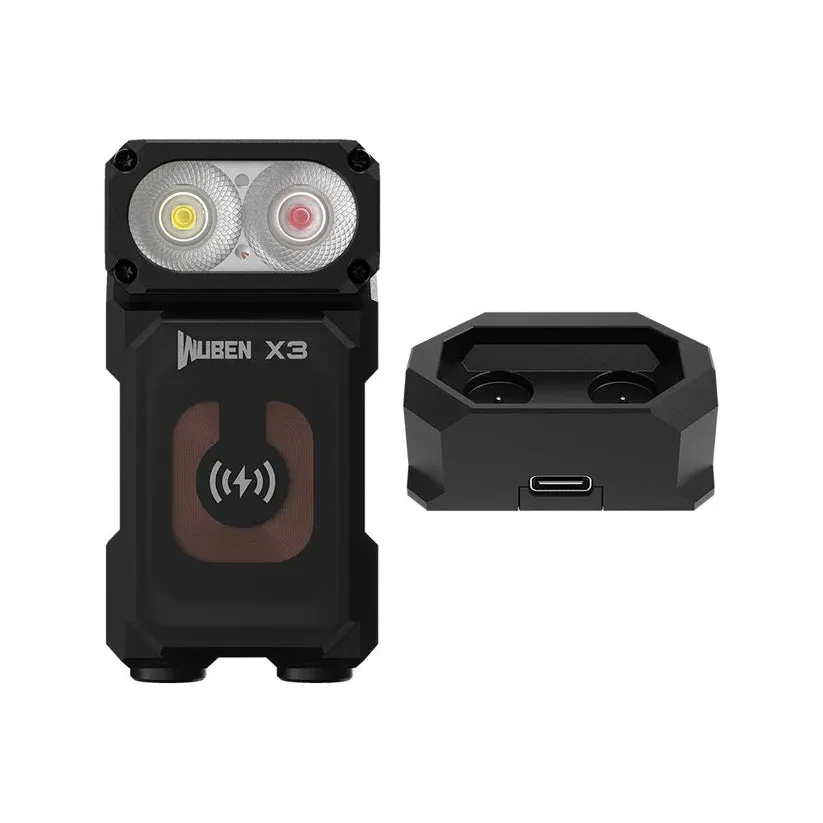 Wuben Lightok X3 Owl 700 Lumen Flashlight 180 Degree Rotating Head