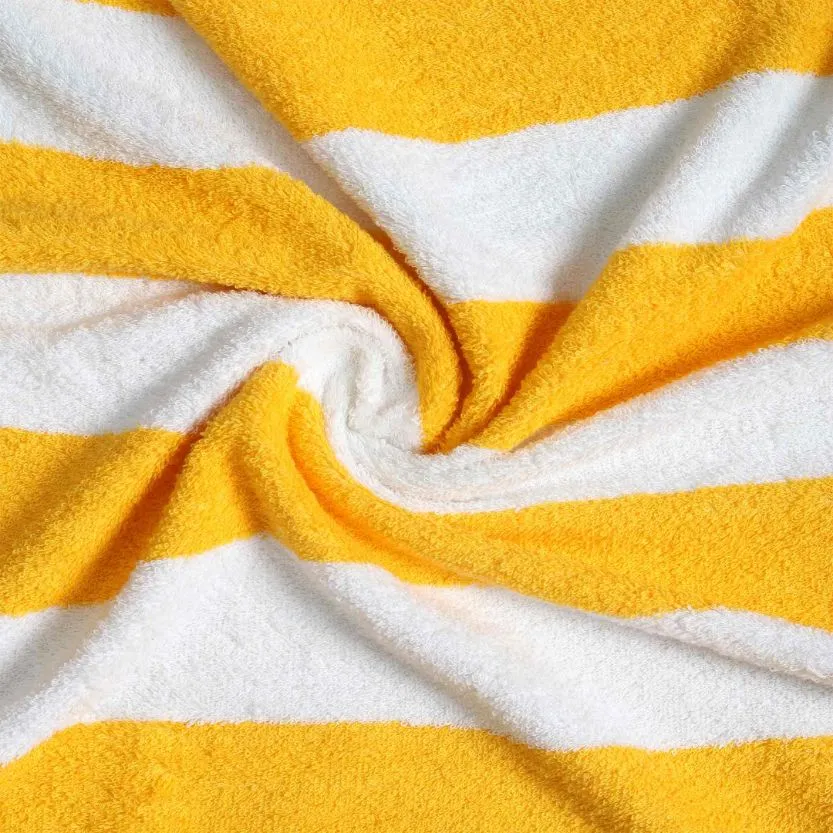 Yellow Striped Baby Towels